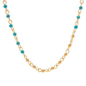 Cyan necklace